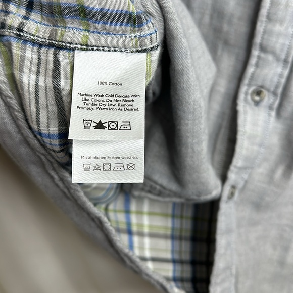 Eddie Bauer Classic Fit TXL Long Sleeve Button Up Shirt - Picture 7 of 9